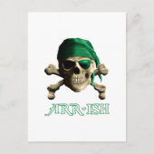 ARRish Funny Irish Pirate Saint Patricks Day Briefkaart (Voorkant)