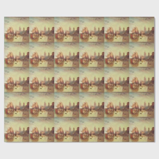 Arrival of a Packet Boat by Joseph Turner Cadeaupapier (Vlak)