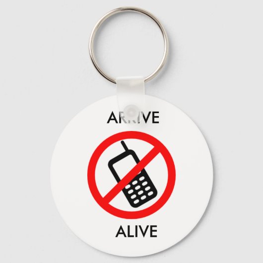 ARRIVE ALIVE SLEUTELHANGER (Voorkant)