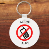 ARRIVE ALIVE SLEUTELHANGER (Voorkant)