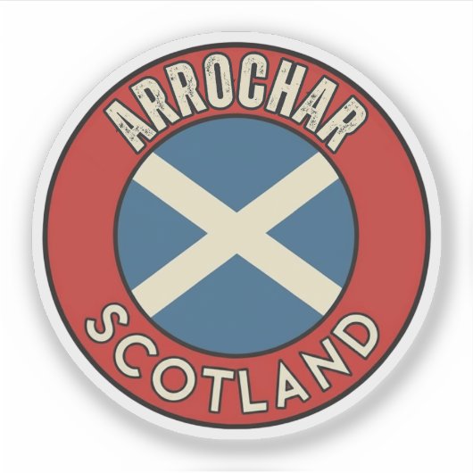 Arrochar, Schotland Sticker (Voorkant)