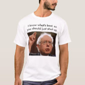 Arrogant Bernie Sanders T-shirt (Voorkant)