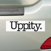arrogant bumpersticker (Op auto)