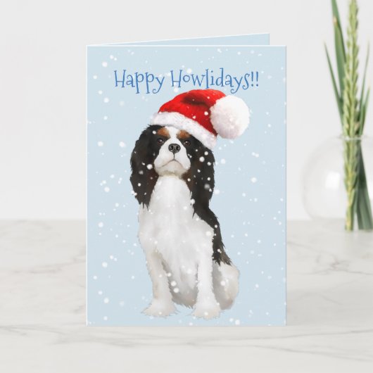 Arrogante Koning Charles Spaniel Holiday Card Feestdagen Kaart (Voorkant)