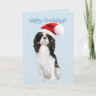 Arrogante Koning Charles Spaniel Holiday Card Feestdagen Kaart