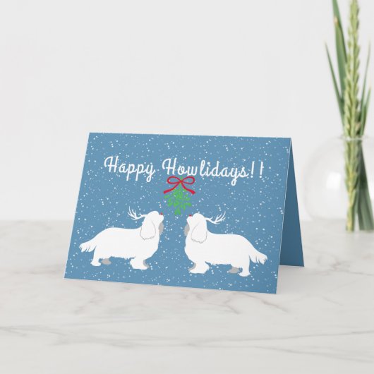 Arrogante Koning Charles Spaniel Holiday Card Feestdagen Kaart (Voorkant)