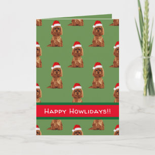Arrogante Koning Charles Spaniel Holiday Card Feestdagen Kaart
