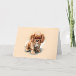 Arrogante Koning Charles Spaniel Kaart