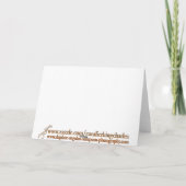 Arrogante Koning Charles Spaniel Missing You Card Kaart (Achterkant)