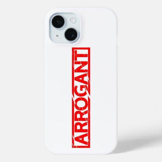 Arrogante stempel Case-Mate iPhone case (Achterkant)