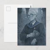Arrogantie / Professor / Universiteit Briefkaart (Voorkant / Achterkant)