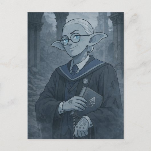 Arrogantie / Professor / Universiteit Briefkaart (Voorkant)
