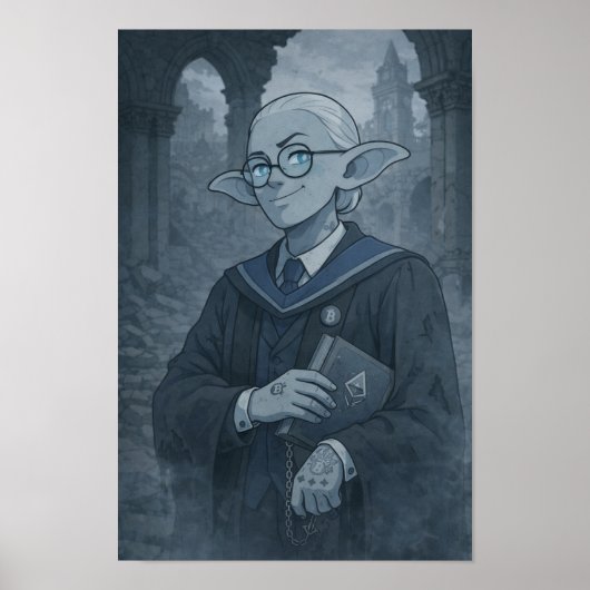 Arrogantie / Professor / Universiteit Poster (Voorkant)