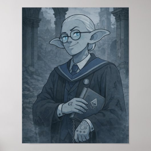 Arrogantie / Professor / Universiteit Poster (Voorkant)