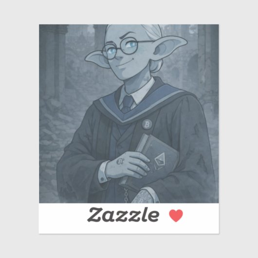 Arrogantie / Professor / Universiteit Sticker (Vel)