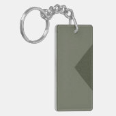 Arrow Accent Moss Groene Sleutelhanger – (Voorkant Links)