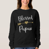 Arrow Blessed Papaw   Idea For Thanksgiving Trui (Voorkant)