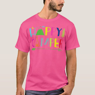 Arrow Camper Happy Summer Camp Camping Gift Mannen T-shirt