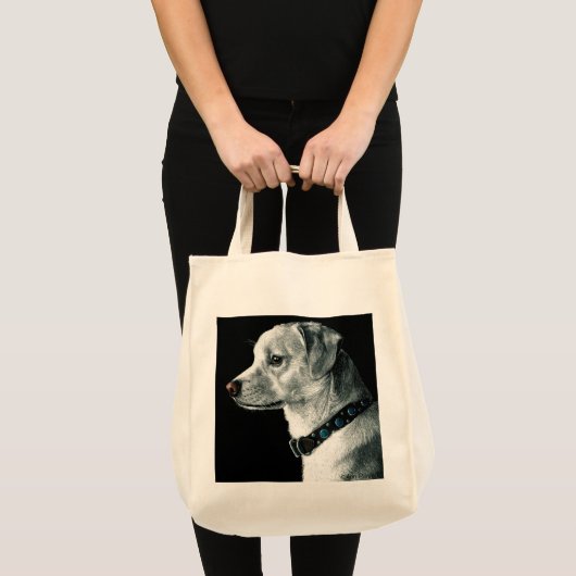 "Arrow" - Chihuahua Mix Tote Bag (Voorkant (product))