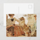 Arrow Collar tegenwerking, 1910 by Leyendecker Briefkaart (Voorkant / Achterkant)