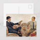 Arrow Collar tegenwerking, 1912 by Leyendecker Briefkaart (Voorkant / Achterkant)