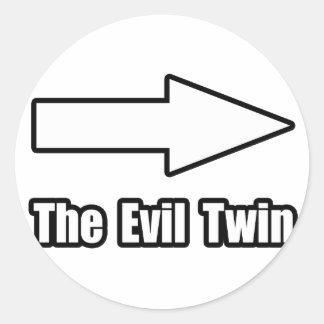 Arrow Evil Twin Ronde Sticker