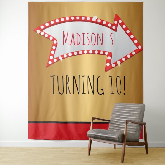 ARROW FILM MARQUEE CIRCUS Foto-Op BACKDROP Wandkleed (In situ)