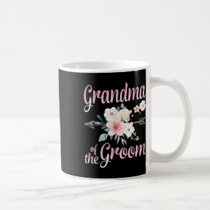 Arrow Flower Happy Grandma van de Groom Bride Husb Koffiemok