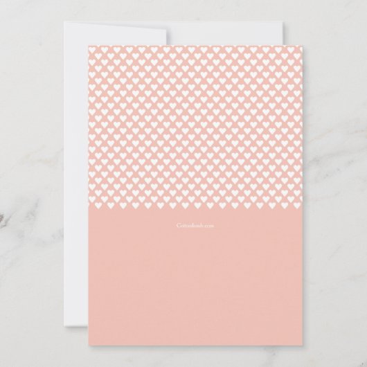 Arrow-fotouitnodiging van Love Kaart (Achterkant)