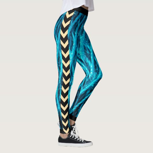 Arrow Glide Leggings – Bergue Elegance Editie (Rechts)