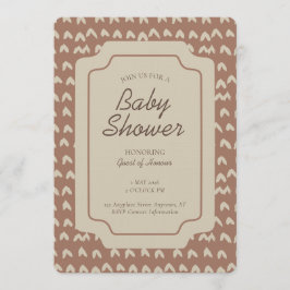Arrow Head Geometric Gender Neutral Brown Beige Kaart