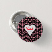 Arrow Heart Vartali Round Button (Voorkant /achterkant)