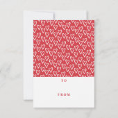 Arrow Lijst Classroom Valentijn - Cherry Kaart (Achterkant)