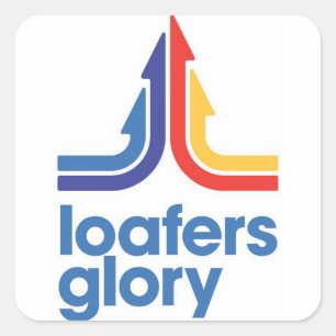 Arrow Loafers Glory Logo Vierkante Sticker