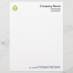 Arrow - Martian Green Briefhoofd Ontwerp