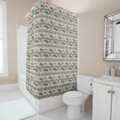 Arrow Motif Shower Curtain Native Boho Vibes Douchegordijn (In situ)