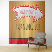 ARROW MOVIE MARQUEE CIRCUS Photo-Op BACKDROP Wandkleed (In situ)