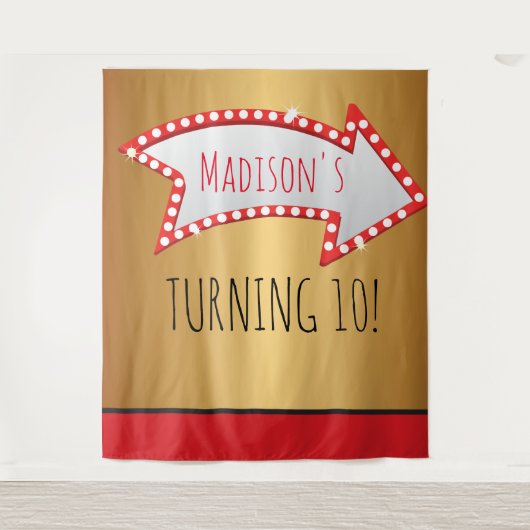 ARROW MOVIE MARQUEE CIRCUS Photo-Op BACKDROP Wandkleed (Voorkant)