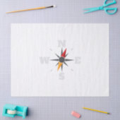 Arrow NESW Navigator Outdoor Cadeauidee Tissuepapier (Craft)