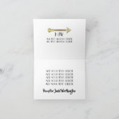 Arrow Notecard Bedankkaart (Binnen)