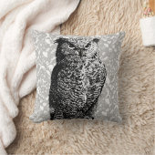 Arrow Pattern New Baby Boy's Room Grey Owl Kussen (Deken)