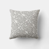 Arrow Pattern New Baby Boy's Room Grey Owl Kussen (Achterkant)