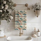 Arrow Pattern Towel Ethnic Touch for the Bath Bad Handdoek