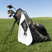Arrow raakte doel Golf Towels Golfhanddoek (Groen)