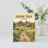 Arrow Rock Missouri Briefkaart (Staand voorkant)