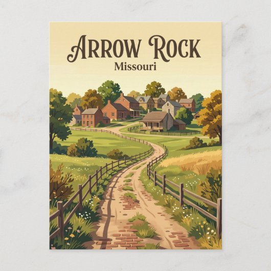 Arrow Rock Missouri Briefkaart (Voorkant)