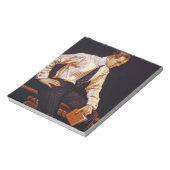 Arrow shirt Collars, 1914 by J.C. Leyendecker Notitieblok (Linkerzijde)