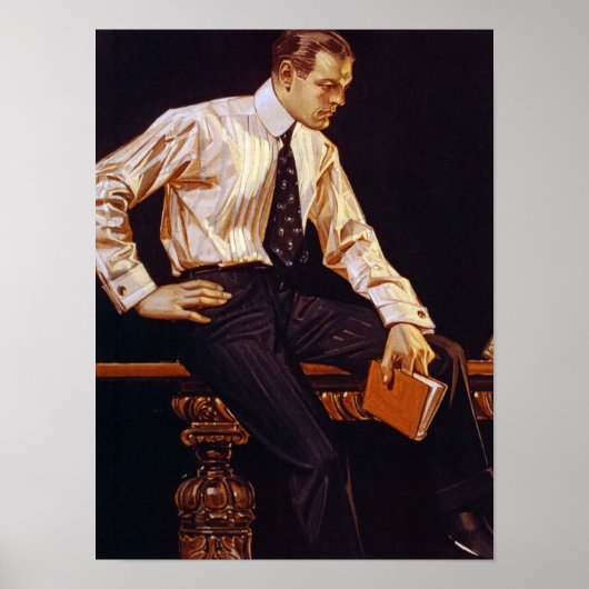 Arrow shirt Collars, 1914 by J.C. Leyendecker Poster (Voorkant)