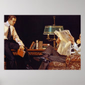 Arrow shirt Collars, American Advertisement, 1914 Poster (Voorkant)