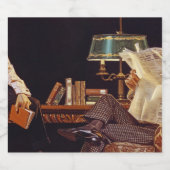 Arrow shirt Collars, American Advertisement, 1914 Sparkling Wijnetiket (Enkel label)